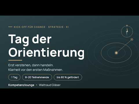6 Minuten, die sich lohnen – Tag der Orientierung