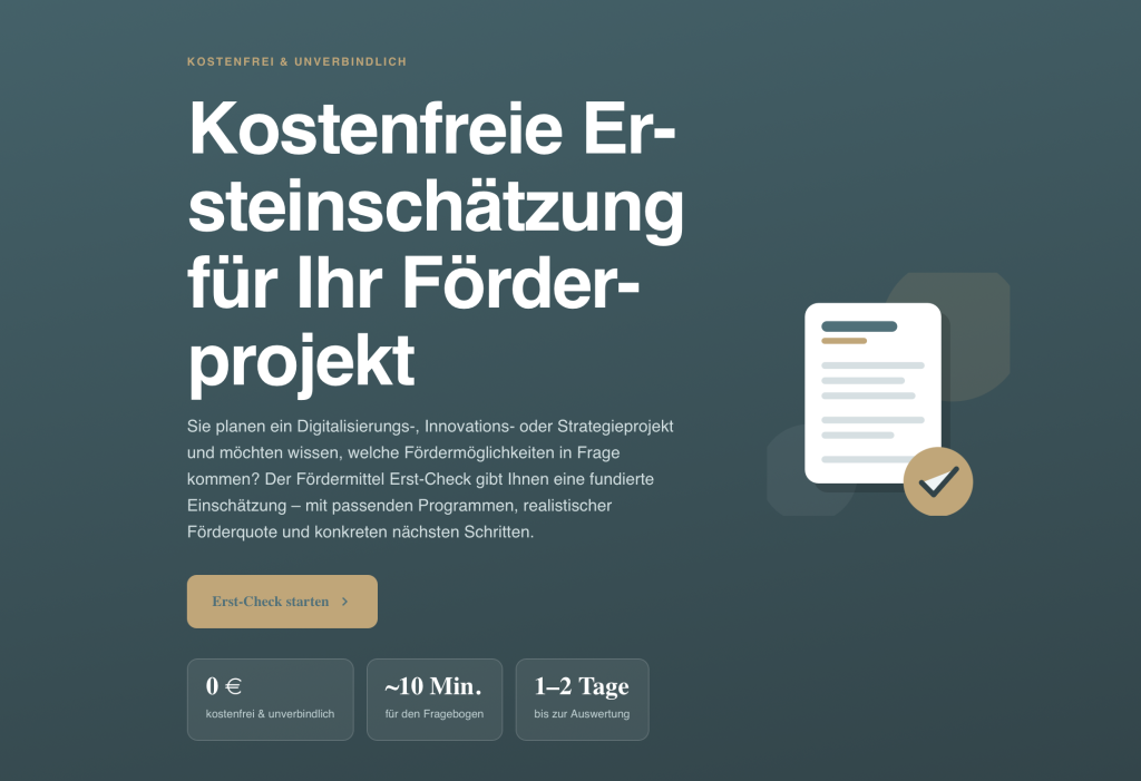 F&ouml;rdermittel-Check